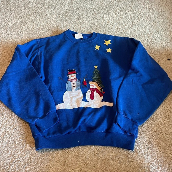 Vintage snowman 90s y2k sweater - Picture 1 of 4